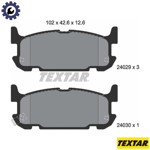 Brake pad set disc - set,